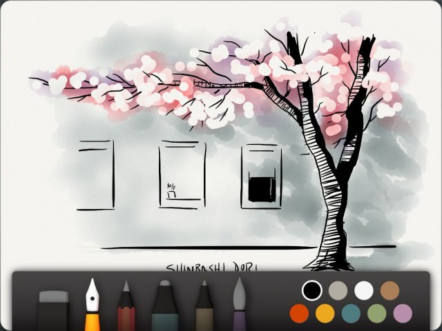 Paper app ipad, app per disegnare, review, app per dipingere, app per bozzetti, Paper by FiftyThree, recensione app