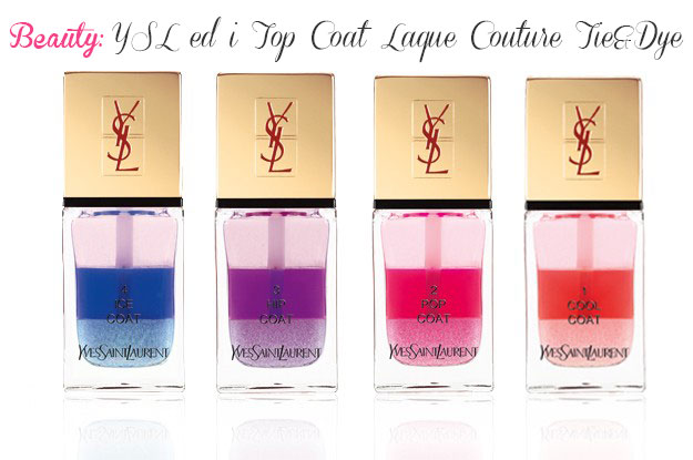 YSL, Top Coat Laque Couture Tie&Dye, smalti, nail polish