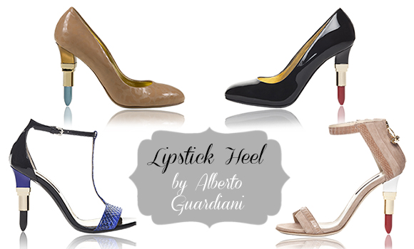 lipstick heel, miss pandamonium, alberto guardiani, alessandra nide, limited edition, capsule collection, lipstick, heel, shoes, p/e 2013, s/s 13
