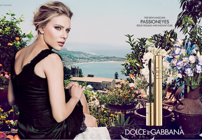 mascara, Passioneyes, Dolce&Gabbana, Scarlett Johansson