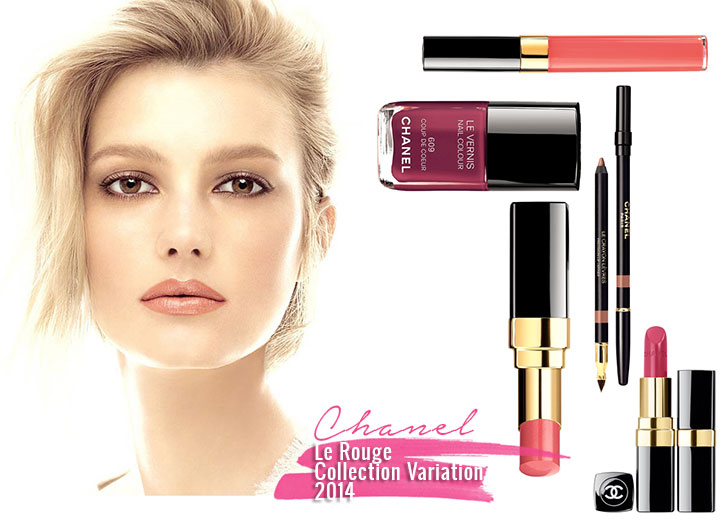 chanel, le rouge 2014, variation collection, collection variation